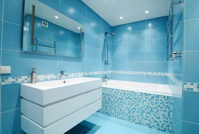 Как выбрать плитку для ванной и туалета: фото интерьера ванной с красивым  кафелем