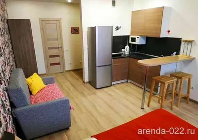 Дизайн комнаты в общежитии с кухней - 69 фото
