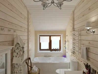 Вагонка в ванной комнате дизайн - 70 фото