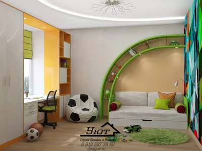 Дизайн детской комнаты №4 - Дизайн интерьера в Краснодаре