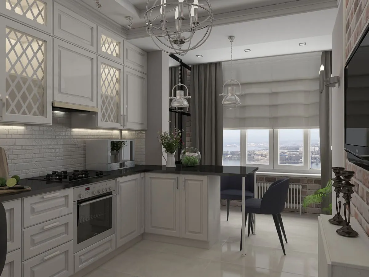 Дизайн интерьера кухни 12 кв. метров: современные идеи, новинки дизайна 2023 года