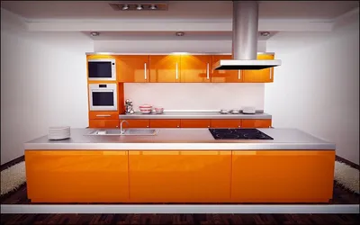 Дизайн кухни: оранж и персик. | buchadesign | дизайн інтерьєра