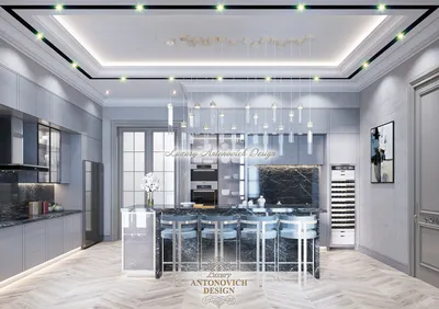 Дизайн современной кухни в ЖК Фаворит ⋆ Студия дизайна элитных интерьеров  Luxury Antonovich Design