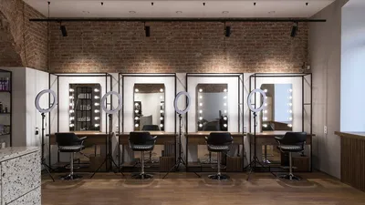 Interior of beauty salon - YouTube