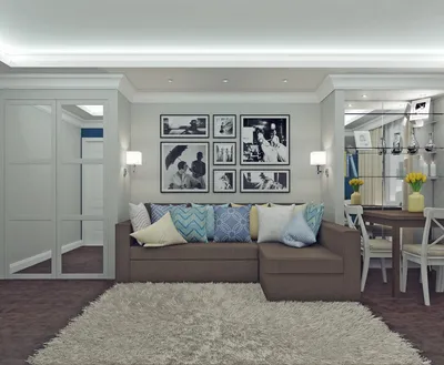 Дизайн однокомнатной квартиры хрущевки – 60 полезных идей - Уютный дом