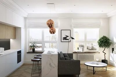 Дизайн квартиры-студии 30 кв. м: интерьер + идеи | GD-Home.com