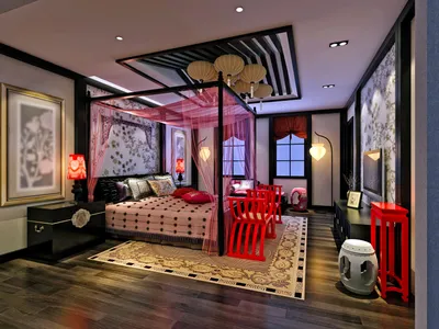 Картинки Спальня потолка Интерьер Ковер Кровать Дизайн 2560x1920