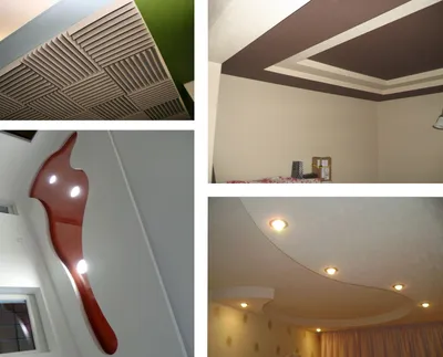 Потолки на кухне - лучшие дизайны и советы по оформлению подвесных потолков  из гипсокартона