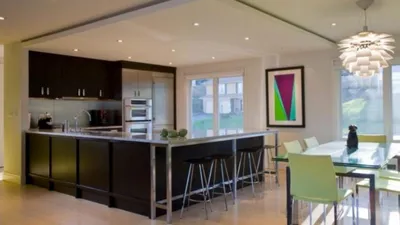Потолок из гипсокартона на кухне - как его оформить? 65 фото идей по дизайну