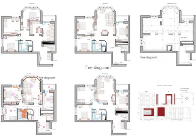 Дизайн проект интерьера квартиры чертеж