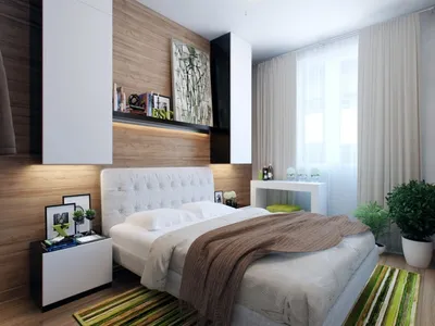Дизайн спальни 10 кв. м: в современном стиле, прямоугольная, квадратная, с  балконом (фото)