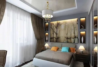 Спальная комната в современном стиле дизайн - 70 фото