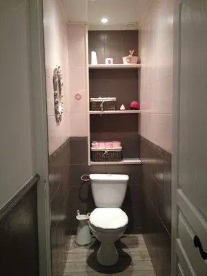 Дизайн туалета в хрущевке - 72 фото