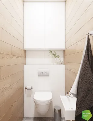 Дизайн інтер'єру туалета. Interior design of the toilet #bring_flat від  Polygon | Красивые ванные комнаты, Дизайн, Ванная