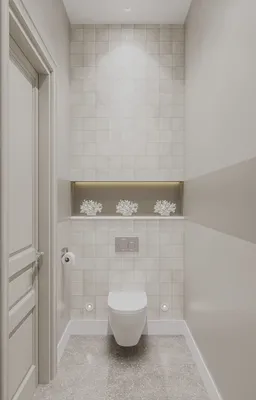 Лаконичный санузел. Дизайнер Анна Акопян | Ванные мечты, Стена плитка, Дизайн  туалета