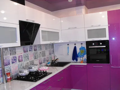 Фиолетовый цвет на кухне. Фиолетовая кухня: реальные фото примеры,  практические советы