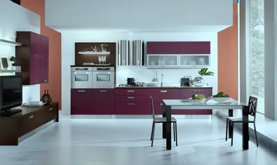 Фиолетовая кухня. Сравнительный обзор. | Furniture Business