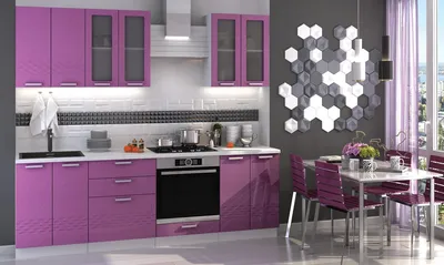 Современная белая и фиолетовая кухня Стоковое Фото - изображение  насчитывающей шкаф, стекло: 33430940