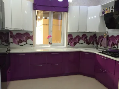 Бело-фиолетовая кухня (42 фото), дизайн своими руками: инструкция, фото и  видео-уроки, цена