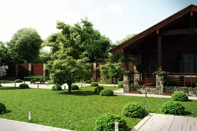 Ландшафтный дизайн загородного дома — Студия «Artum»