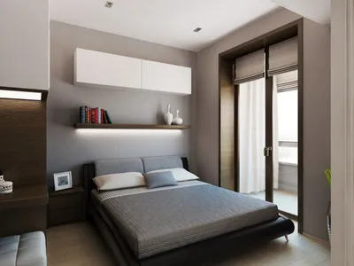 Дизайн маленькой спальни с балконом: совмещать или нет | GD-Home.com | Идеи  домашнего декора, Дизайн, Спальня