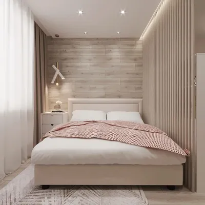 Дизайн интерьера маленькой спальни - 76 фото