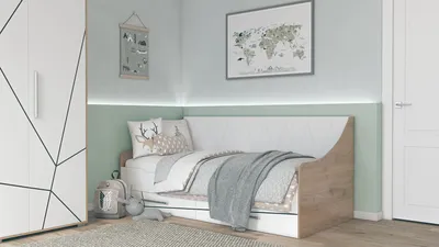 Современный комплект мебели в спальню для подростка, стенка в детскую  комнату Тони СМ, цена 7785 грн — Prom.ua (ID#1721912861)