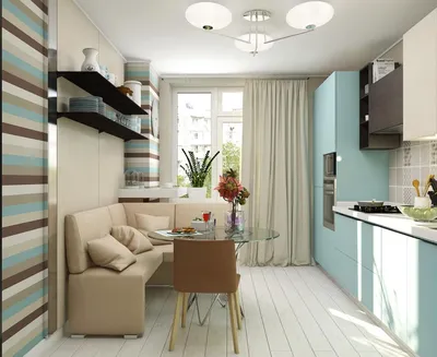 Дизайн узкой кухни - как расширить пространство, сохранив все стены –  интернет-магазин GoldenPlaza
