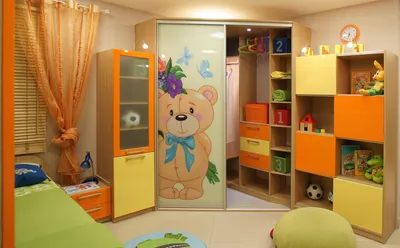 Угловой шкаф в детскую: купе, встроенный и другие варианты, фотографии  дизайна