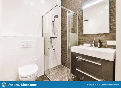 ванная комната с душевой кабиной и туалетом Стоковое Изображение -  изображение насчитывающей ñ‡ðµñ ñ‚ð²ð°, ñˆð¸ðºð°ñ€ð½o: 219287575