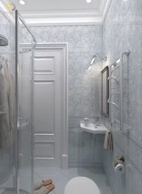 Ванные комнаты с душем в нише –135 лучших фото-идей дизайна интерьера ванной  | Houzz Россия