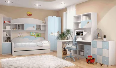 Детская комната в белых тонах - советы по выбору