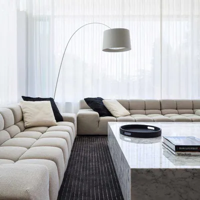 Гостиная в стиле минимализм: 75 фото, мебель, декор, освещение