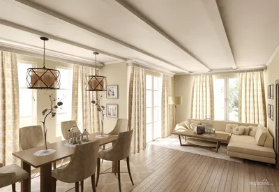 Интерьер гостинной дачного дома » Современный дизайн на Vip-1gl.ru