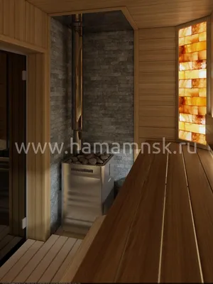 Дизайн-проект русской бани из широкого светлого канадского кедра | Хамам