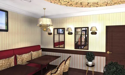 Дизайн кафе или ресторана в стиле прованс - Дизайн студия «Artum» в  Санкт-Петербурге и Москве