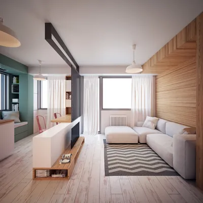 Однокомнатная квартира в стиле минимализма – пространство без границ -  Уютный дом