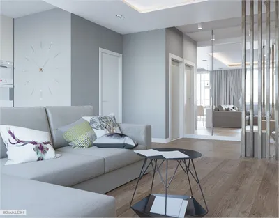 Дизайн квартиры в современном стиле с элементами минимализма | LESH — Дизайн  интерьера, дизайнеры спб