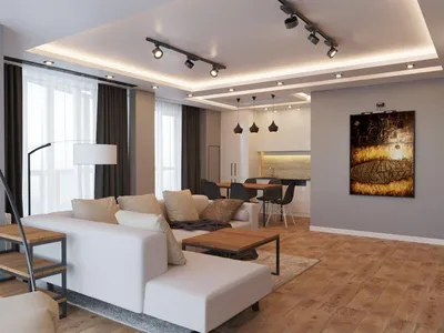 Дизайн трёхкомнатной квартиры: 100 фото, современные идеи и основные  правила оформления