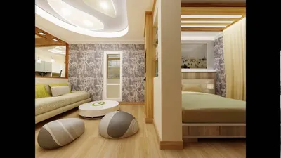дизайн комнаты 20 кв м спальня гостиная с балконом фото