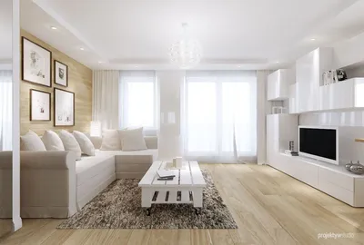 Дизайн гостинной комнаты в светлых тонах - 69 фото