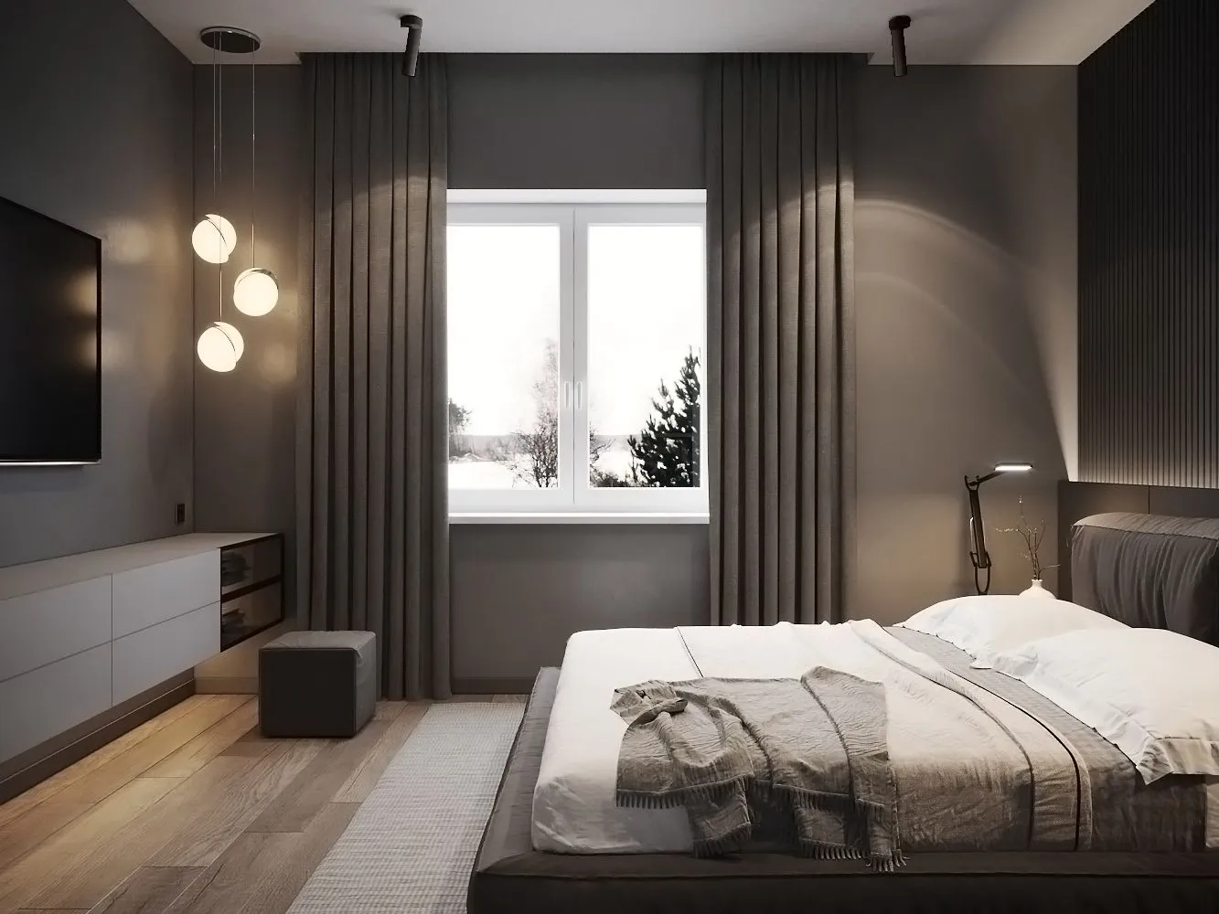 Коричневая спальня (+ фото реальных интерьеров) — идеи дизайна в шоколадных тонах