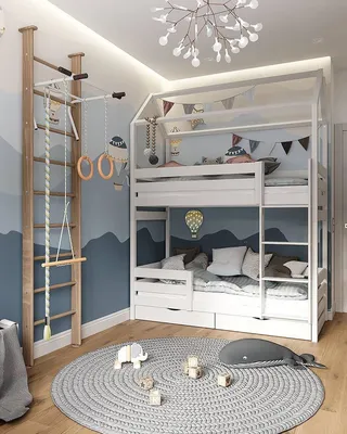Дизайн детской⭐️Детская мебель auf Instagram: „Уютная детская для двух  мальчишек ?… | Маленькие детские комнаты, Дизайн детской спальни, Комната  для мальчика дизайн