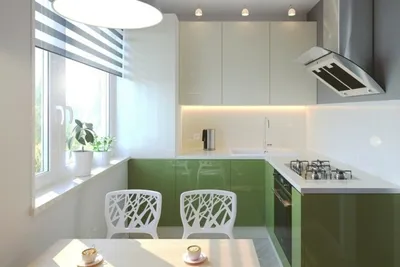Дизайн кухни 7 кв.м. (80 фото) - интерьеры после ремонта, красивые идеи  отделки маленькой кухни