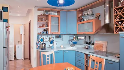 Дизайн кухни в панельном доме (54 фото) (девятиэтажке): видео-инструкция по  оформлению своими руками, цена, фото