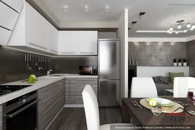 Кухня совмещённая с гостиной в стандартном панельном доме | Дом, Дизайн,  Дизайн-проекты