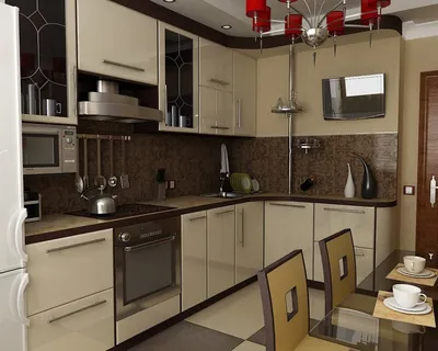 Дизайн кухни 9 кв. м.: уникальные интерьеры и организация пространства (110  фото)