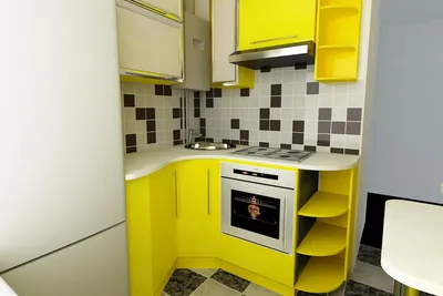 Дизайн кухни 5 кв м: зрительное увеличение пространства