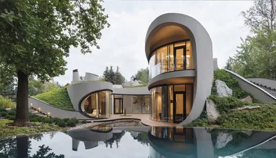 Niko Architect: дом как часть ландшафта • Интерьер+Дизайн
