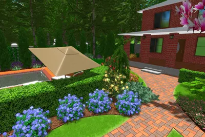 Ландшафтный дизайн загородного дома | Дизайн студия Романа Москаленко